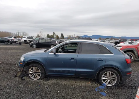 2016 Audi Q3 2.0T Premium Plus from USA, damaged, VIN WA1EFCFS9GR001291